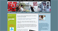 Desktop Screenshot of letmestayforaday.com